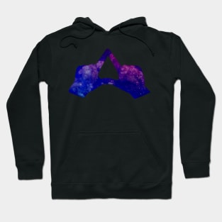 Tri Delta Hands Sign (Astro) Hoodie